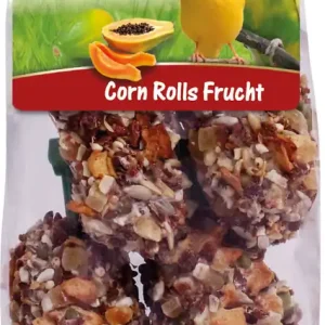 Neue Kollektion Sparpaket 2 x 90 g JR Farm Corn Rolls Frucht Vogel Snack